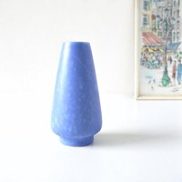 Dümler Und Breiden Blaue Mid Century Vase, West Germany von VintageRetroVases