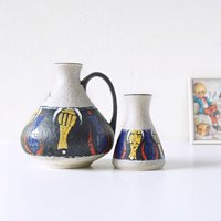 Dümler Und Breiden Vasen-Paar, Mid-Century Modern, 1970Er-Jahre von VintageRetroVases