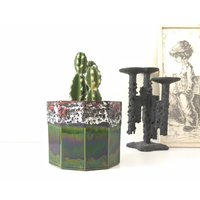 Marei Keramik Blumentopf, Fat Lava Glasur, Achteckiger Grüner Mid Century Vintage West Germany Blumentopf Marei Keramik Blumentopf, Fat Lava Glasur, Achteckiger Grüner Mid Century Vintage West Germany Blumentopf von VintageRetroVases