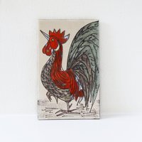 Keramik Hahn 1960Er L Mid Century Modern Kitchen Decor von VintageRetroVases