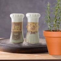 Mid Century Koch Salz Und Pfefferstreuer | Paar Männlich Weiblich Dekor Japan Niedliche Küchen Deko von VintageRetroVases