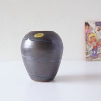 Mid Century Studio Vase Von Römhild, Ddr Keramik von VintageRetroVases