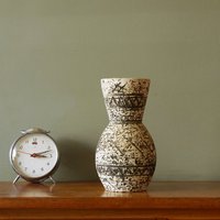 Mid Century Vase, Birkenrinde Dekor von VintageRetroVases