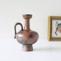 Otto Keramik, Mid Century Vase, Reduktionsglasur, Westdeutsche Keramik von VintageRetroVases