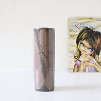 Otto Keramik Vase in Rosa Und Grau, Mid Century, West Germany von VintageRetroVases