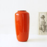 Scheurich 517, Xl Mid Century Fat Lava Vase, West German Pottery von VintageRetroVases