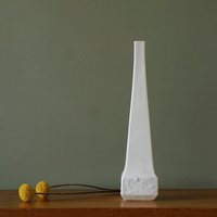 Sgrafo Modern Weiße Mid Century Porzellan Vase, Deutschland von VintageRetroVases