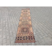 Vintage Teppich, Wollteppich, Kelimteppich, Orientteppich, 60cm X 300cm, Orientteppich von VintageRugsARISOY