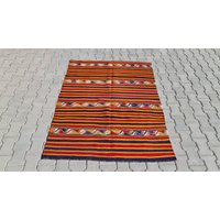 Ethno Teppich, Wollteppich, Bunte Kelims, Boho 100 cm X 15 von VintageRugsRA