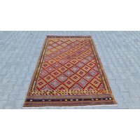 Kelimteppich, Kelimteppich, Boho Teppich, 100 cm X 20 von VintageRugsRA