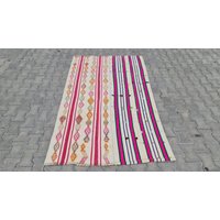 Kelimteppich, Kelimteppich, Orientteppich, Boho Teppich, 100 cm X von VintageRugsRA