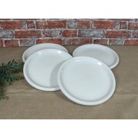 Ikea Rondo - 4 Teller, Essteller, Speiseteller 90Er Jahre Porzellan, Weiß Ikea Rondo - 4 Teller, Essteller, Speiseteller 90Er Jahre Porzellan, Weiß von VintageScheune