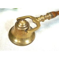 Kerzenlöscher, Dochtlöscher - Messing Und Holz Vintage 60Er Jahre von VintageScheune