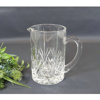 Schwerer Bleikristallkrug, Kanne, Karaffe - Wasserkrug Schwerer Bleikristallkrug, Kanne, Karaffe - Wasserkrug von VintageScheune