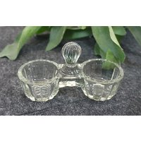 Vintage Menage - Glas, Pressglas 40Er Jahre von VintageScheune