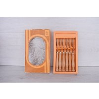 Besteckset, Edelstahlset - 1979, Küchenset Mit Besteck, Retro-Küchenset, Vintage-Set 6 Gabeln Zum Füttern von VintageShopEU