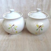 Zuckerdose Mit Deckel 2Er Set von VintageShopForU