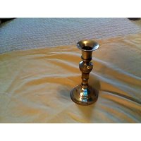 Messing Kerzenständer Made in India/Mid-Century Sammlerstück von VintageShopandNew