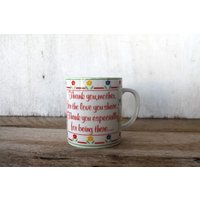 Muttertag Vintage Kaffeetasse, "Danke, Mutter ..." von VintageSilverLining