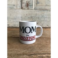 Vintage "Mom The Greatest" Kaffeetasse // Muttertagsgeschenk von VintageSilverLining