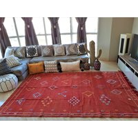 Berber-Kelim-Teppich in Sabra - Überragende Qualität Handgefertigt von VintageSoukCreations