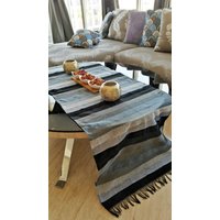Tischläufer Aus Sabra Und Samt - Handgefertigt von VintageSoukCreations
