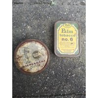 Kleine Tabak Dosen Mini Vintage Blechdose Zigarettenetui Dose von VintageStorebySteph