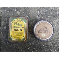 2 Kleine Tabak Dosen Mini Vintage Blechdose Zigarettenetui Dose von VintageStorebySteph