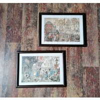 2Er Set Anton Pieck Bild von VintageStorebySteph
