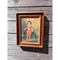 Bild Junge Mit Rahmen Shabby Chic Bild Junge Mit Rahmen Shabby Chic von VintageStorebySteph
