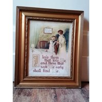 Heilige Königin Bild Rosenkranz Kirchliches Altes Wandbild Kirchlich Heiligenbild Heilige Königin Bild Rosenkranz Kirchliches Altes Wandbild Kirchlich Heiligenbild von VintageStorebySteph