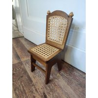 Holzstühle Puppenstuhl Deko Kleiner Stuhl Aus Holz Hochlehner von VintageStorebySteph
