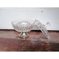 Kleine Glasschale Etagere Shabby von VintageStorebySteph