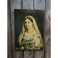 La Dona Velata Holzbild von VintageStorebySteph