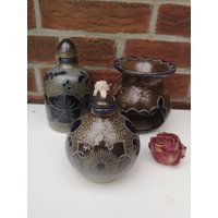 Set Öllampe Duftglas Flasche Set Öllampe Duftglas Flasche von VintageStorebySteph