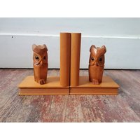 Wunderschöne Vintage Buchstützen Eule von VintageStorebySteph