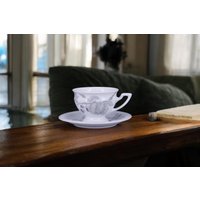 Rosenthal Maria Porzellantasse Und Untertasse | 160 Ml Vintage-Porzellan Aus Deutschem Feinporzellan Elegantes Kaffee - Teeservice Sammlerstück von VintageStoryDesign