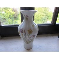 Kpm Royal Porzellan Bavaria, Germany, Handarbeit, Handbemalte Vase, 23 cm. Groß, 1061/23, Florales Design, Preislich Schnell Zu Verkaufen von VintageStuffisGreat