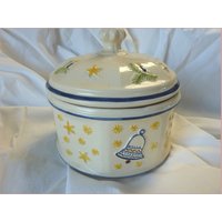 Keksdose#weihnachtsdose# Keramikdose# von VintageTalkWaren