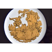 Teller Heinrich Germany Dessertteller Porzellan Schablonenteller Teller Heinrich Germany Dessertteller Porzellan Schablonenteller von VintageTeaTimeByNiw