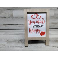 Valentinstag Dekor/Tier Tablett Valentinstagsschilder von VintageTennHouse