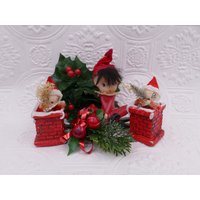 Vintage Mid-Century Weihnachtsschmuck Dekoration Lot von VintageJoyForAll