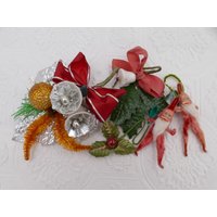 Vintage Mid-Century Weihnachtsschmuck Dekoration Lot von VintageJoyForAll