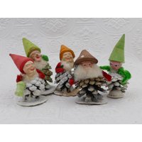 Vintage Mid-Century Weihnachts-Zwerg-Zwerg-Dekoration von VintageJoyForAll