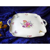 Schöne Hutschenreuther Servierplatte Aus Den 1970Er Jahren, Quadratisch - Obst Platte, Kuchenteller, Weihnachtsteller Vintage Schöne Hutschenreuther Servierplatte Aus Den 1970Er Jahren, Quadratisch - Obst Platte, Kuchenteller, Weihnachtsteller Vintage von VintageTroedlerei