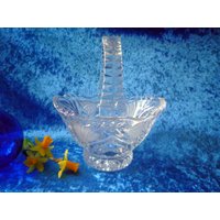 Schönes Glas Körbchen, Oster Korb, Glasschale, Obst Schüssel, Pralinen Schale, Obstschale, Servierschale 1980Er Jahre - Vintage Schönes Glas Körbchen, Oster Korb, Glasschale, Obst Schüssel, Pralinen Schale, Obstschale, Servierschale 1980Er Jahre - Vintage von VintageTroedlerei