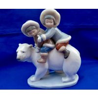 Vintage Lladro "Eskimo Reiter". #5353. Super Zustand. Sehr Sammelwürdig. Im Ruhestand. Bildhauer Josef Puche. Ausgepackt Vintage Lladro "Eskimo Reiter". #5353. Super Zustand. Sehr Sammelwürdig. Im Ruhestand. Bildhauer Josef Puche. Ausgepackt von VintageUKSouth