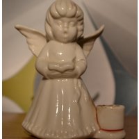 Vintage Weihnachts Engel Figur Kerzenständer 70Er Jahre Retro Design Vintage Weihnachts Engel Figur Kerzenständer 70Er Jahre Retro Design von VintageAhoi