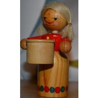 Vintage Weihnachts Engel Figur Kerzenständer Holz 70Er Jahre Retro Design Vintage Weihnachts Engel Figur Kerzenständer Holz 70Er Jahre Retro Design von VintageAhoi