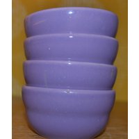 4x Vintage Anbietschalen Set 70Er Jahre Lila Keramik Porcelan Retro Mid Century Shabby Chic Landhausstil 4x Vintage Anbietschalen Set 70Er Jahre Lila Keramik Porcelan Retro Mid Century Shabby Chic Landhausstil von VintageandGlory